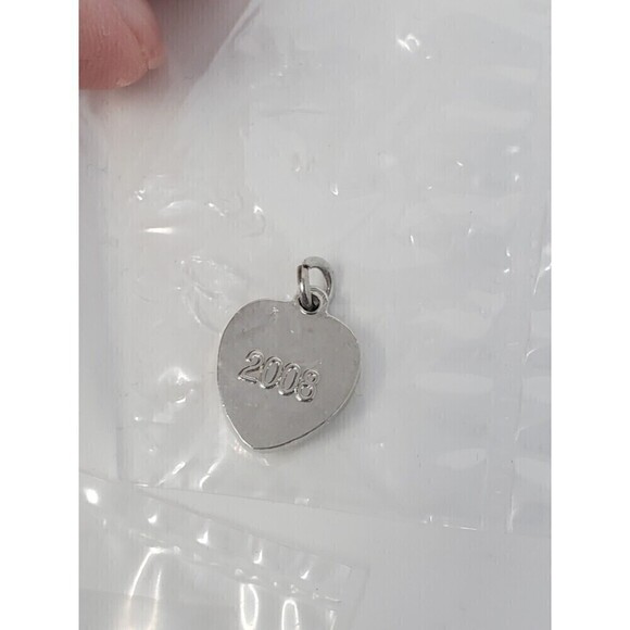 BETA SIGMA PHI SORORITY COLLECTOR'S CHARM BRACELET SILVER DATED HEART CHARMS NEW - Picture 9 of 12